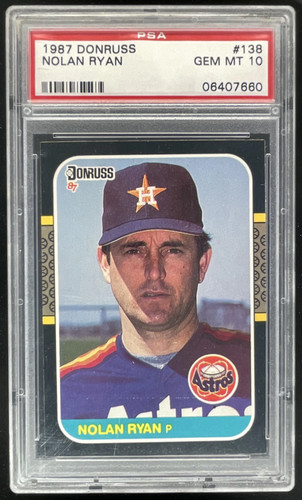 1987 Donruss #138 Nolan Ryan PSA 10