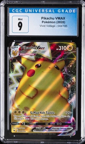 2020 POKEMON VIVID VOLTAGE #44 PIKACHU VMAX CGC 9
