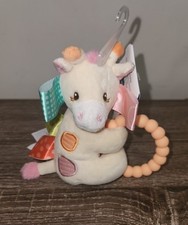 Mary Meyer Taggies Sensory Soft Rattle Teether Ring Tilly Giraffe New