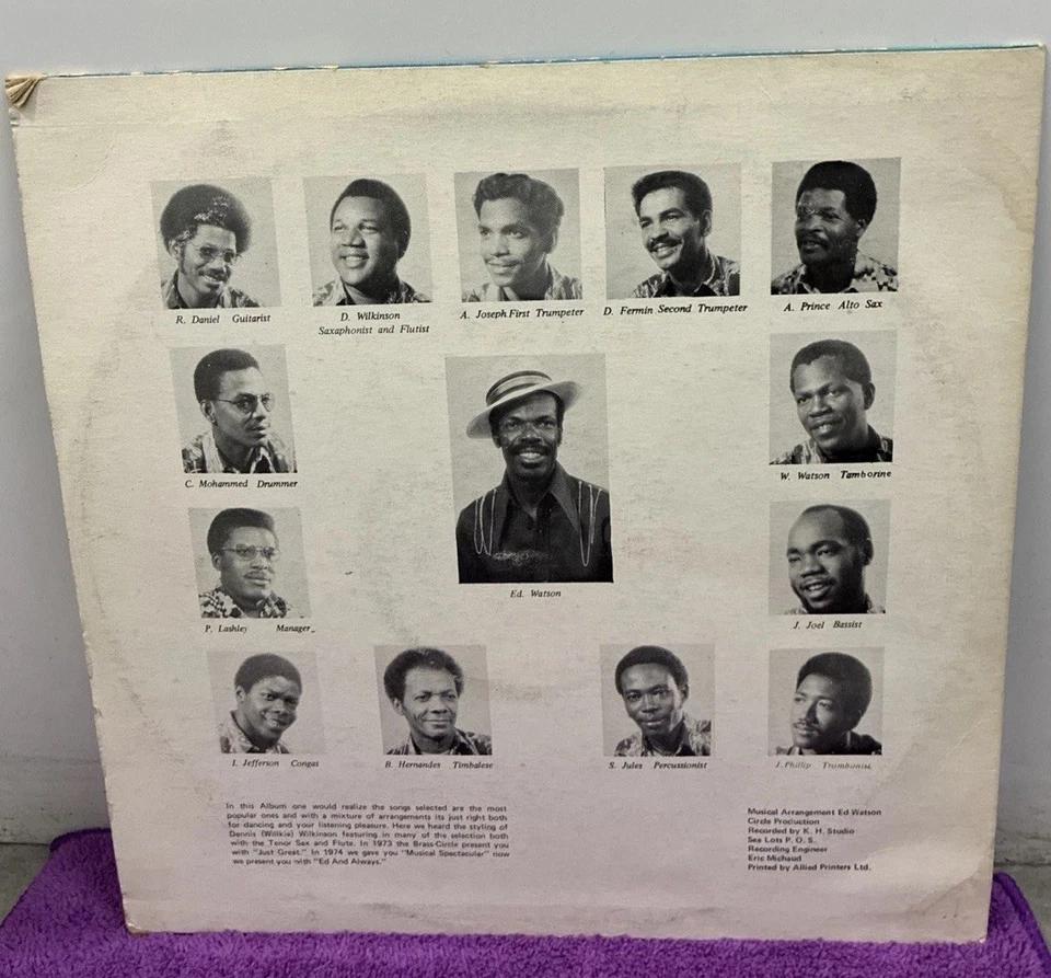 LP Ed Watson & The Brass Circle Ed And Aways Circle LBL MINT- - Image 2 of 3