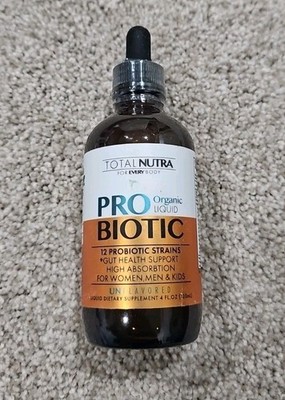 Total Nutra Organic Liquid Probiotic For Every Body Exp 10/26