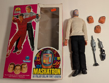 Vintage Kenner Six Million Dollar Man Maskatron Figure 1976 Original Box