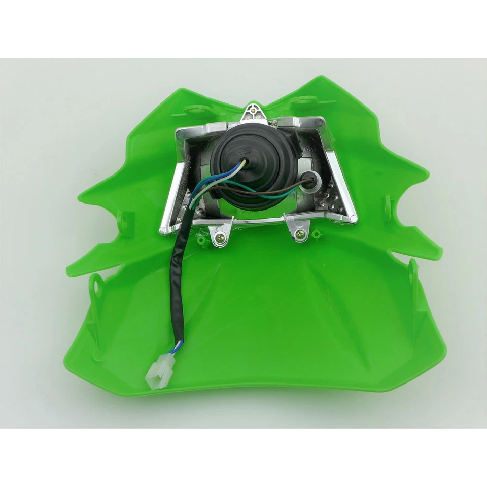 Faro Estilo Acerbis - Street Fighter Bicicleta Deportiva Moto Verde 111-003 Foto 2 de 4