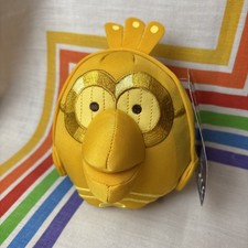 Peluche Angry Birds Star Wars C-3PO Yellow Bird 6” Commonwealth 2013 raro nuevo con etiquetas