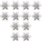 12 Pcs Snowflake Napkin Rings Silver Sparkling Napkin Buckles Metal Napkin