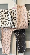 3 Ribbed Leggings 12-18 Months George New with Tags