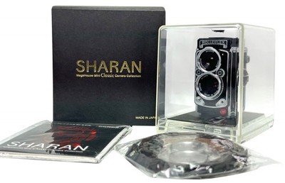 [Unused] SHARAN ROLLEIFLEX 2.8F Megahouse Miniature Model w/Box&Stap From JAPAN