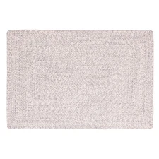 Super Area Rugs Farmhouse Cotton Braided Rug, Gray & White 2'x3' Rectangle