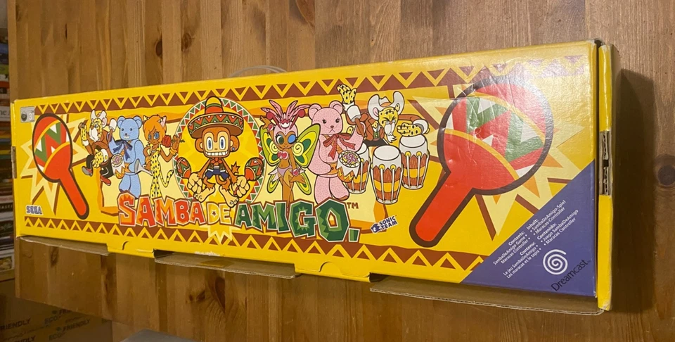 Samba de Amigo (Sega Dreamcast, PAL) – Complete Box Set with Maracas & Mat - Image 1 of 4