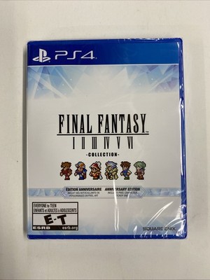 Final Fantasy I-VI Collection Anniversary Edition (Sony PS4) - New/Sealed!