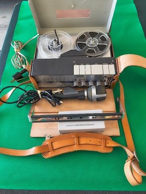 UHER 4000 Report -S Portable Reel to Reel Tape Recorder with Microphone EXC