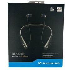 Sennheiser CX 7.00BT In-Ear Wireless Bluetooth Neckband Headphones Black 507357