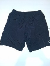 Pantalones Cortos de Ciclismo Gigantes Adultos Extra Grandes Negros Estilo Baúl Acolchado Nylon Shell
