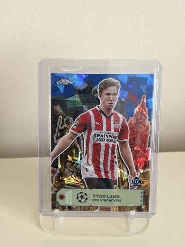 2024-25 Topps Chrome Sapphire UCC Final Destination Tygo Land PSV Rookie RC FD29