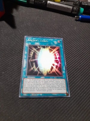 1x Uralter Gesang Ancient Chant  Ultra Rare Holo ENGLISCH   MZMI 