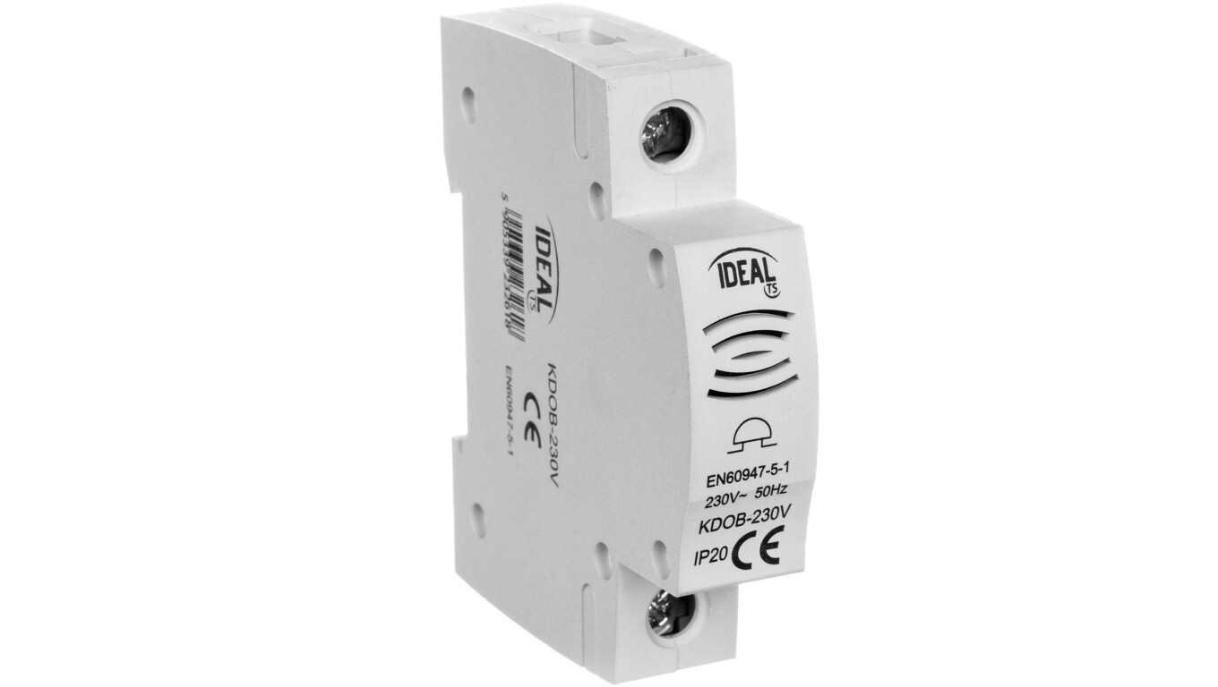 Modular doorbell for TH-35 rail KDOB-230V 23261 /T2UK