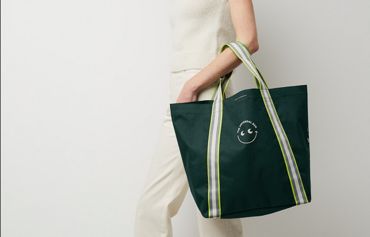 New Anya Hindmarch The Universal Tote Green Bag Waitrose with