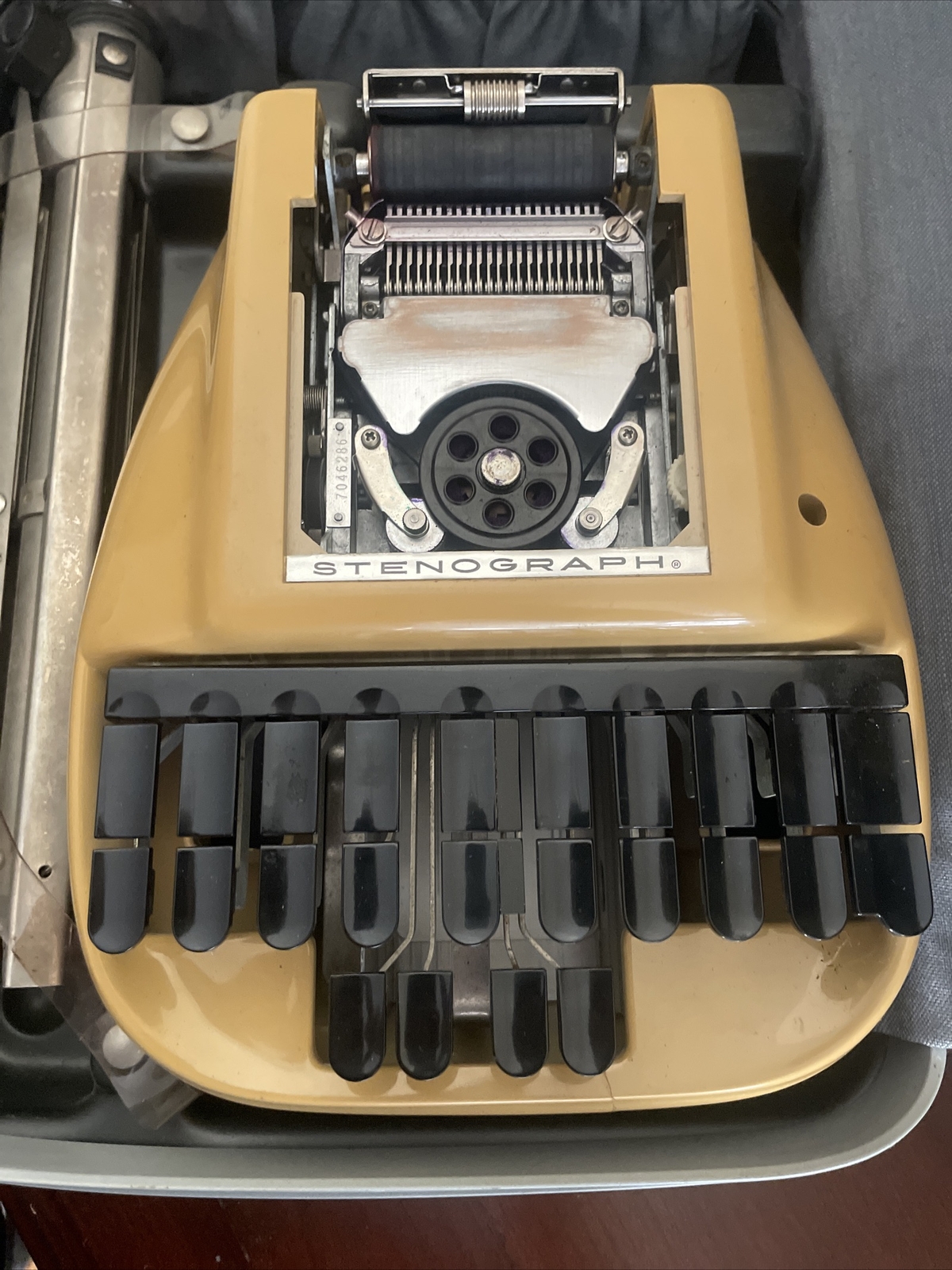 Old Samsonite Stenograph Court Reporter Shorthand Machine W Case