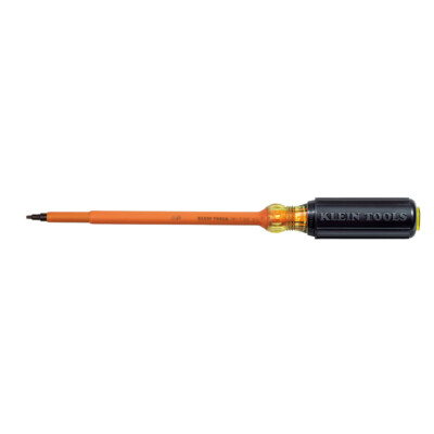 Klein Tools 661-7-INS Insulated Number 1 Square-Recess Screwdriver with 7'' Shank