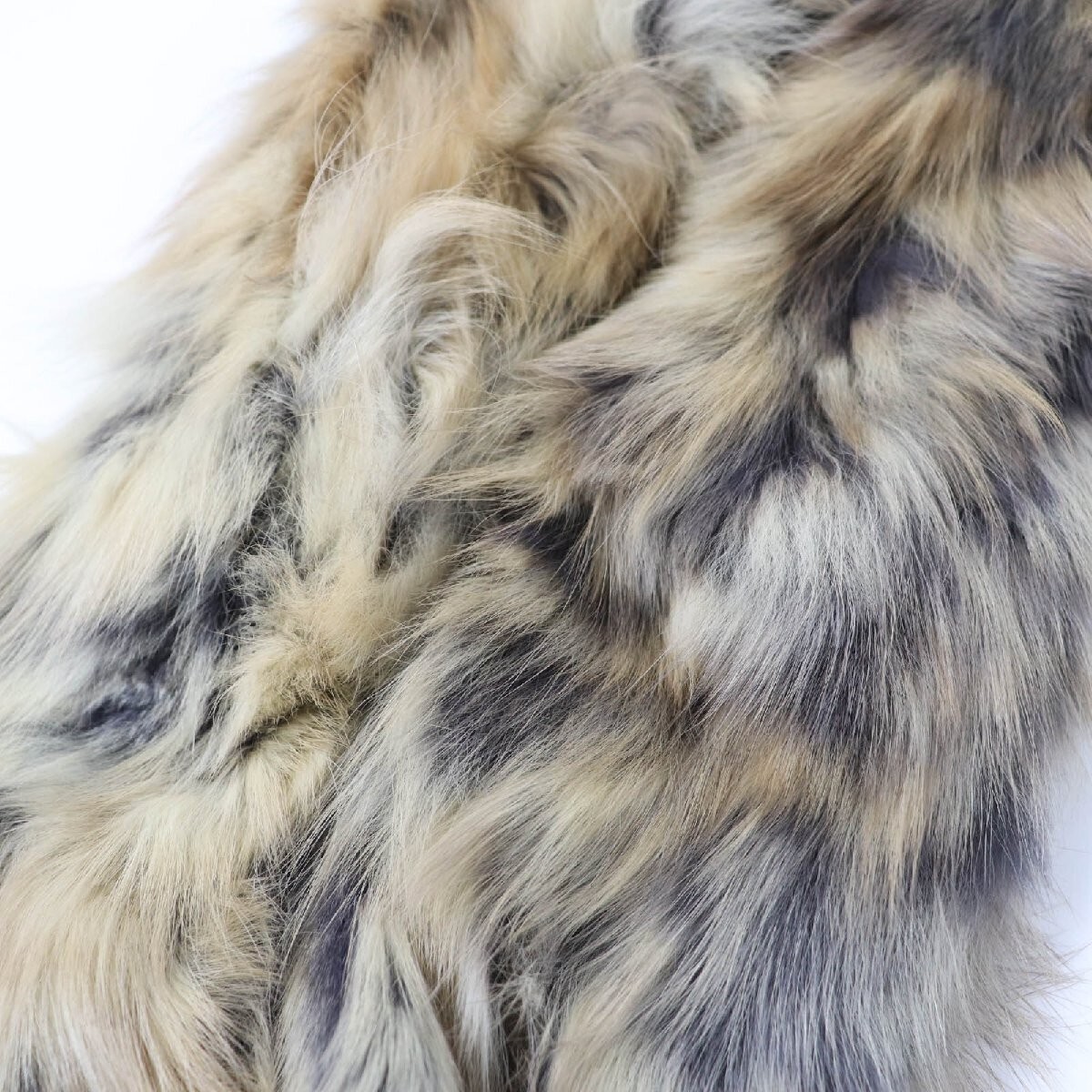 FENDI Fox Fur Muffler Stole Brown Women's | eBay