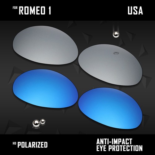 Lentes de repuesto polarizadas antiarañazos para Oakley Romeo 1 opción - Imagen 17 de 21