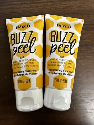 2 Bottles Perfectly Posh Buzz Peel Resurfacing Facial Peel - Free Shipping