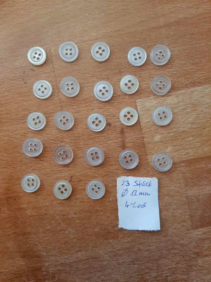 4-Loch Knöpfe für Hemden, Blusen usw. - Bild 3 von 4