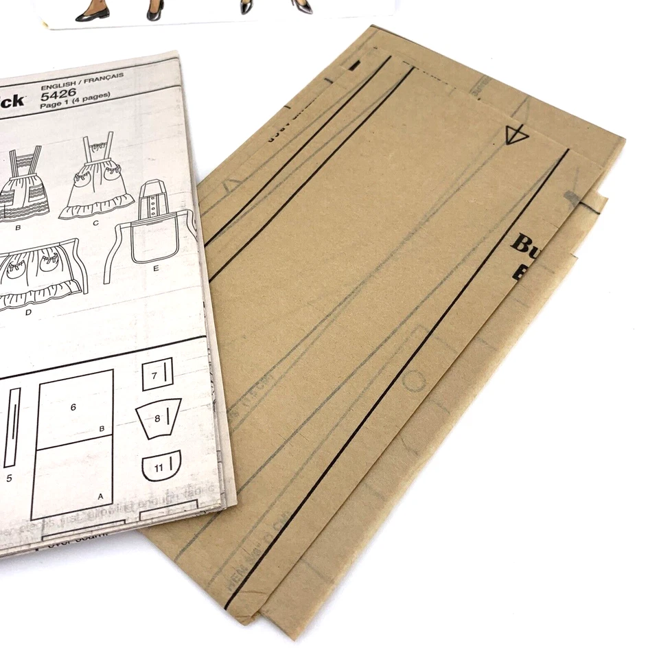 Butterick Sewing Pattern Apron B5426 Misses and Mens Uncut FF - Image 4 of 4