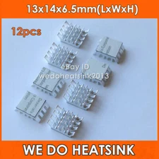 12pcs Aluminum Heatsink PC VGA Xbox360 PS DDR Memory Heat Sink Cooling Cooler