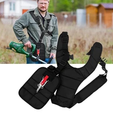 Trimmer Double Shoulder Strap Padded Belt for Brush Cutter Trimmer Adjustable