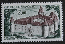 Timbre - FRANCE - Château de Bazoches du Morvan - 1972 - Neuf ** - YT1726