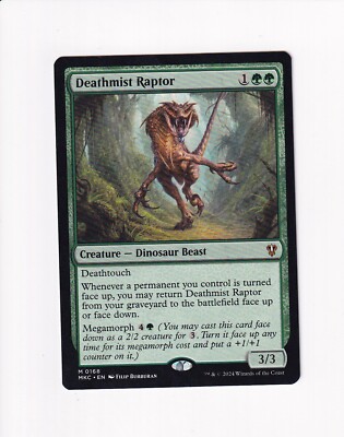 MAGIC THE GATHERING COMMANDER: MURDERS AT KARLOV MANOR DEATHMIST RAPTOR