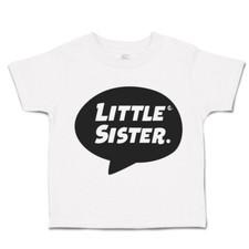 Toddler T-Shirt Little Sister Cotton Siblings Boy Girl Clothes Baby Funny Tee