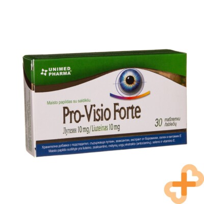 UNIMED PHARMA PRO-VISIO FORTE Mit Lutein Vitamin E Selen 30 Tabletten
