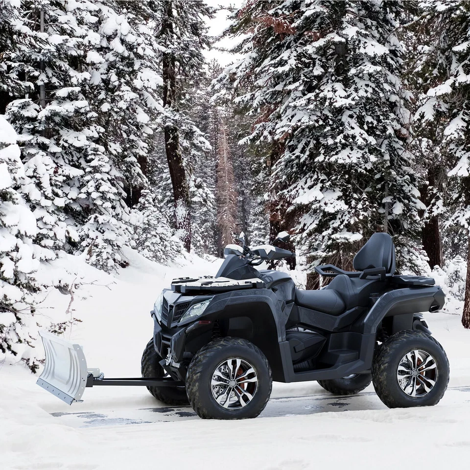 Snow Plow Adjustable 48" Blade Universal Kit For Honda Kawasaki Polaris ATV - Image 2 of 4