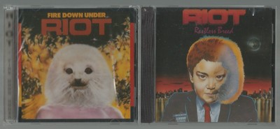 RIOT - Fire Down Under + Restless Breed [2XCDs] TOP RARE Editions !!! SEALED !!!
