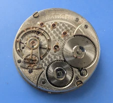 VINTAGE 18 SIZE WALTHAM MODEL 1892 21 JEWEL VANGUARD POCKET WATCH PARTS