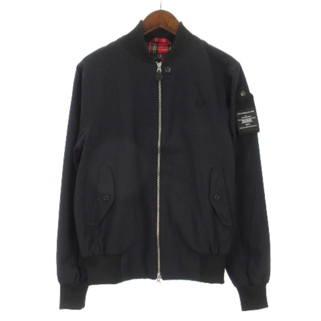 FRED PERRY × ART COMES FIRST ZIP JACKET LINING CHECK BLACK FRED PERRY × ART COMES FIRST ZIP JACKET LINING CHECK BLACK