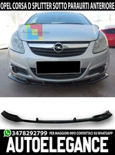 Lippe Spoiler Untere Stoßstange Vorne ABS Schwarz Splitter Für Opel Corsa D