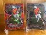 Breece Hall 2023 Prizm Draft Picks Red Ice + Base New York Jets / Iowa State #10