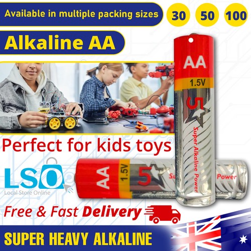 AA & AAA Super Heavy Alkaline Batteries Long Life Battery Multi-Pack - Picture 7 of 14