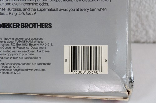 Tutankham Parker Brothers For Atari 2600 Video Game Complete CIB - Picture 5 of 11