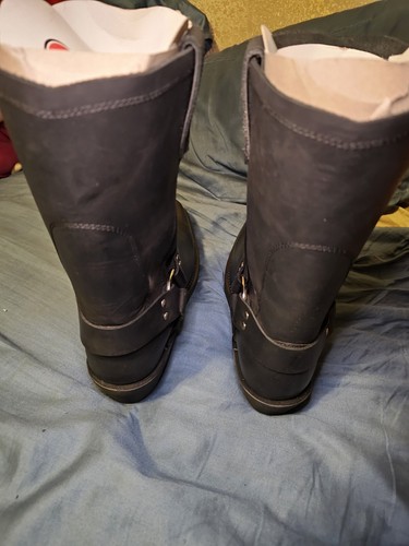 Dingo Herren schwarz Dean Ledergeschirr Stiefel DI19057-BK Größe 11 D - Bild 4 von 8