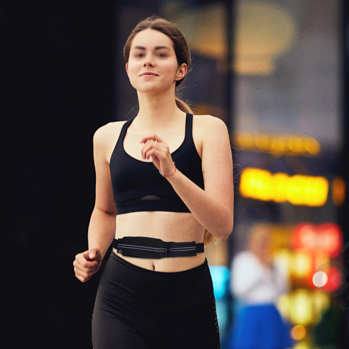 Stretchy running cheap belt