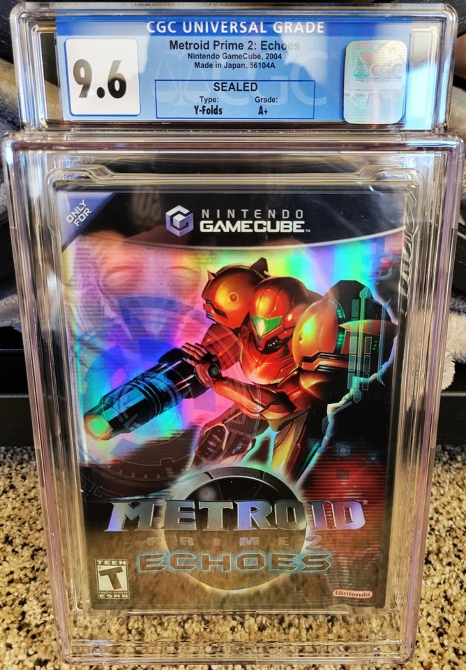 Metroid Prime 2 Echoes CGC Graded LOT Game Graded 9.6 A+ Official Guide 8.5 NEW! - Image 3 of 4