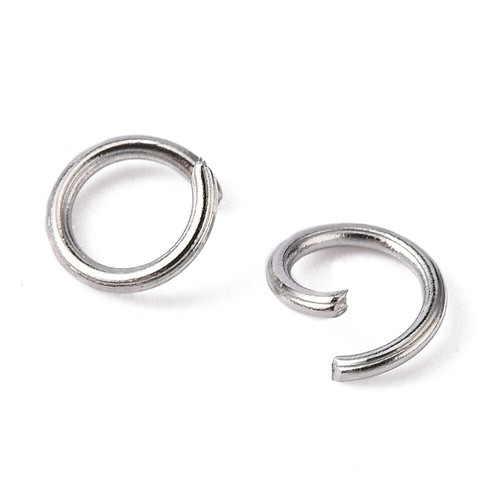 5000pcs/bag Tarnish Resistant Stainless Steel Open Jump Rings Jewelry Findings - Picture 2 of 3