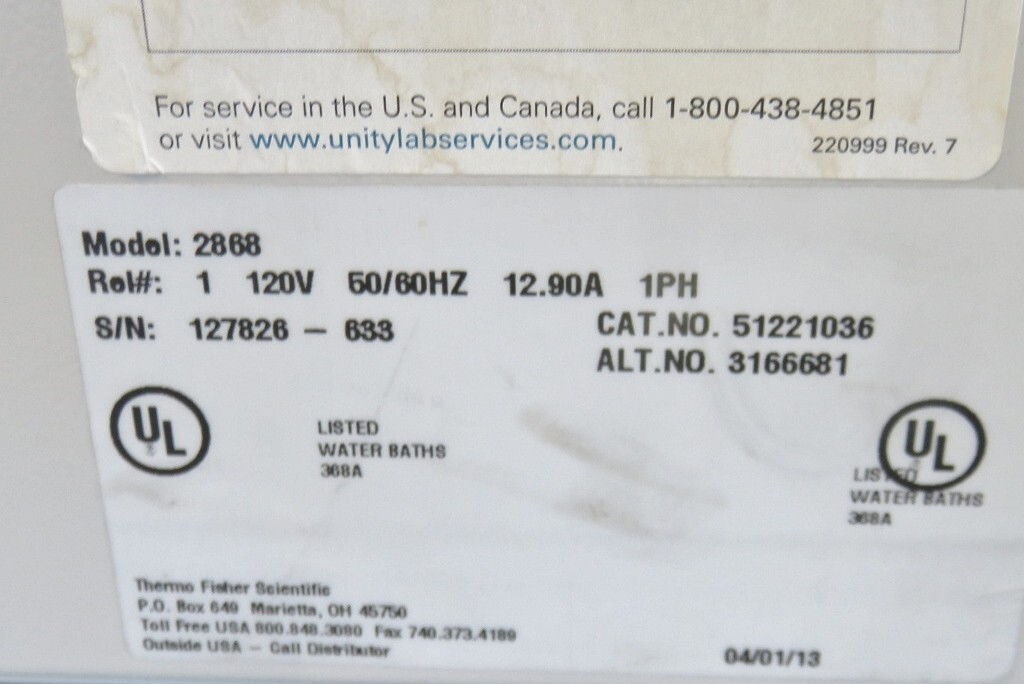 Thermo Precision Water Bath 2868 with Warranty SEE VIDEO