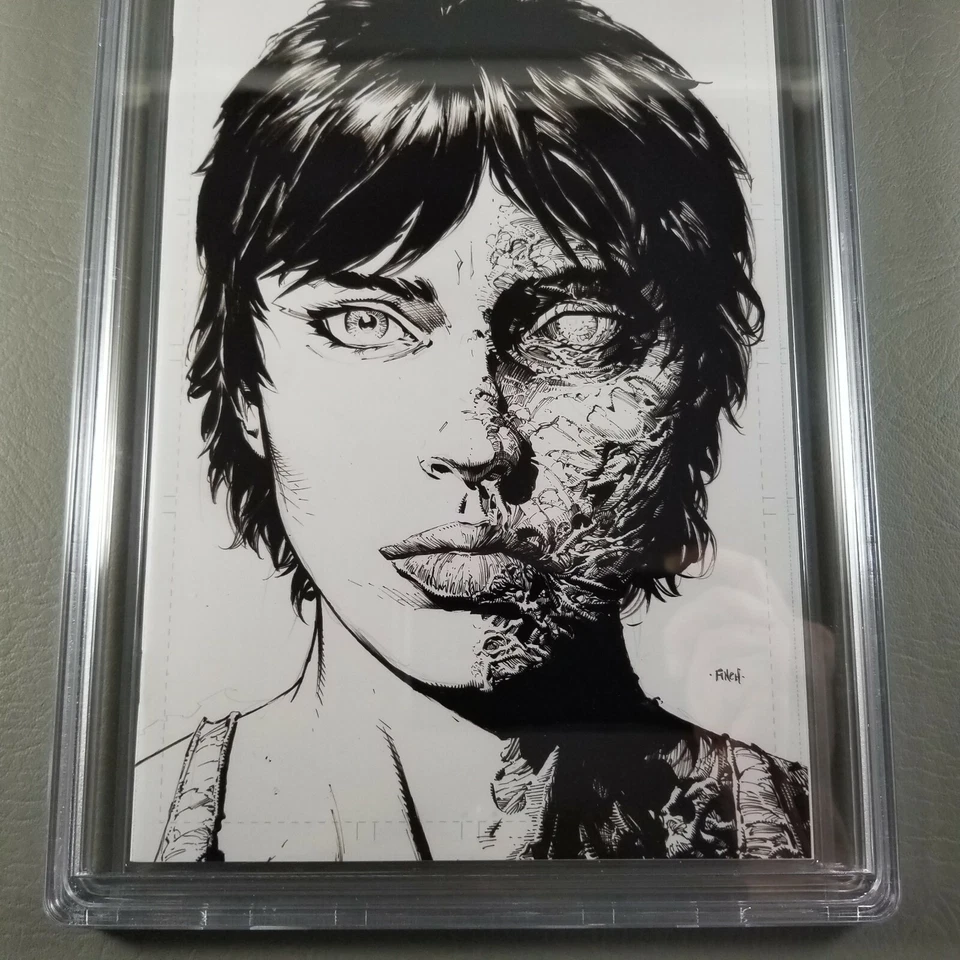 Walking Dead Deluxe #11 2nd Print Virgin Sketch 1:25 Finch Comic CBCS 9.8 NM/MT - Image 4 of 4