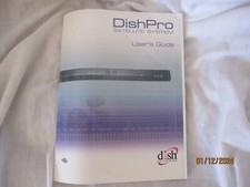 DishPro Satellite System User's Guide 115635, copyright 2002 book PREOWNED