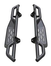 Trittbretter Black Rock passend für JL (18-21) Schwellerrohre TÜV-Teilegutachten